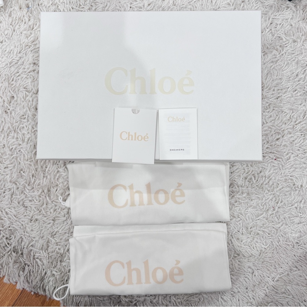 Chloe shoes box w shoe dust bag